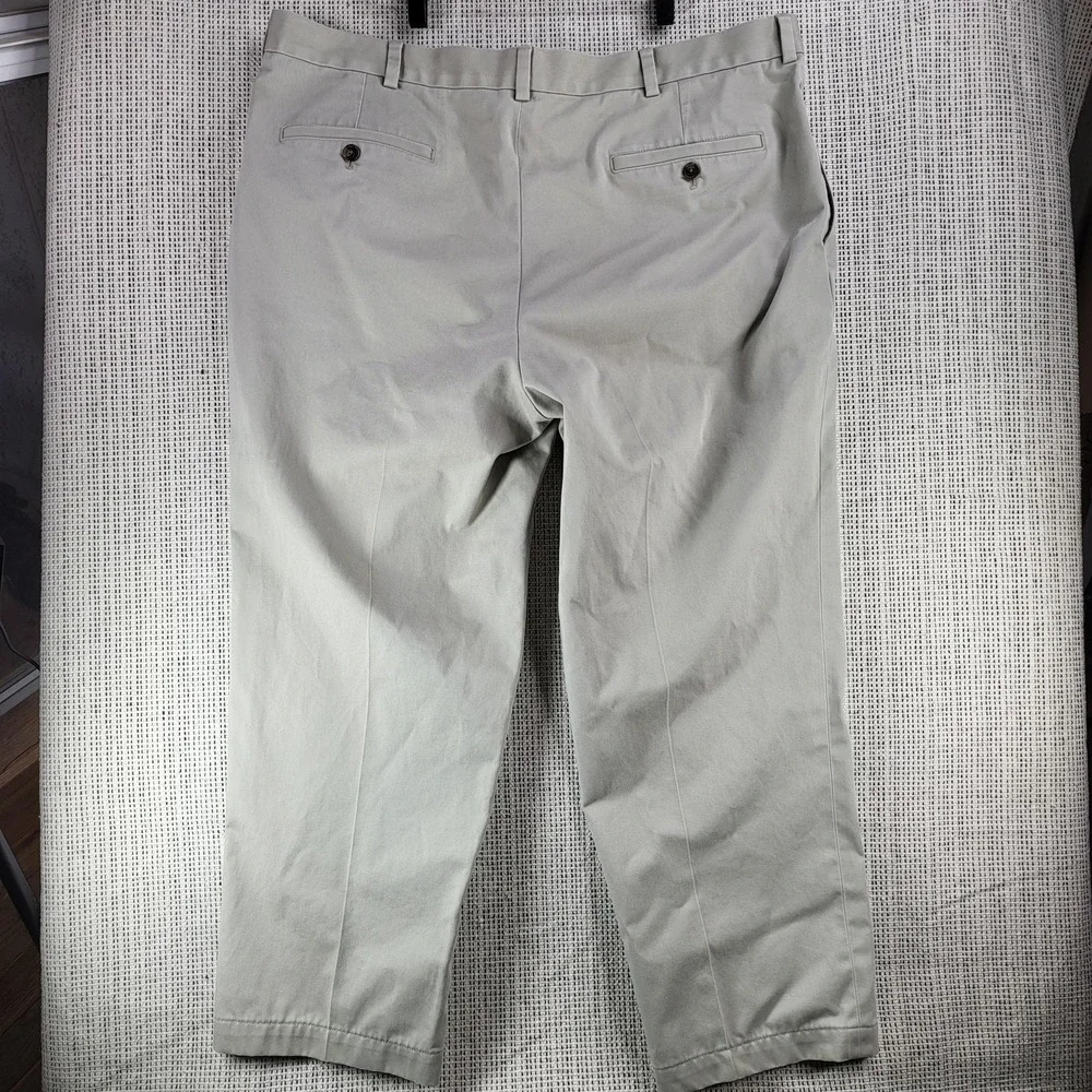 Brooks Brothers Advantage‎ Chino Pants Mens 42x30 Beige Clark Flat Front Cotton